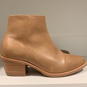 Nisolo Marisa Inside Zip Boot in Almond